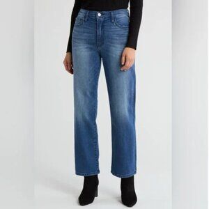 Hudson Dark Blue Noa High Rise Straight Leg Jeans Size 28